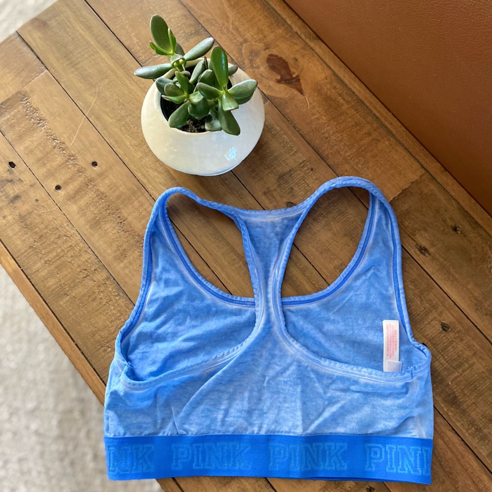 NWOT — VS PINK Cotton Racerback Sports bra